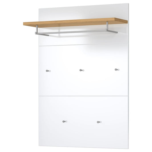 Germania Pannello Appendiabiti GW-Frisco 75x30x110cm Grandson e Bianco