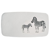 RIDDER Tappeto per Bagno Zebra 38x72 cm Bianco e Nero