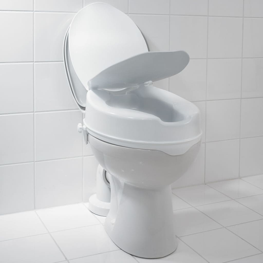 RIDDER Tavoletta per WC con Coperchio Bianco 150 kg A0071001