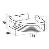 Tiger Mensola da Bagno Angolare Caddy Argentata 1400430946