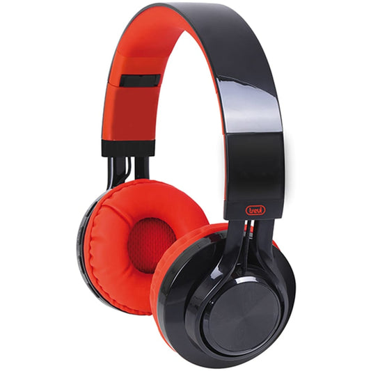 Trevi Cuffie Stereo Bluetooth DJ 1300 BTR Rosse TR-018