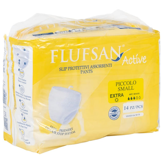 Flufsan Mutande per Incontinenza per Adulti 14 pz Taglia S