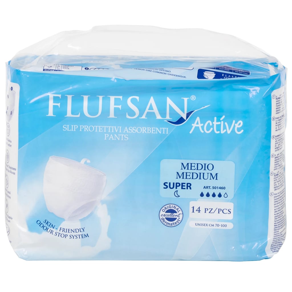 Flufsan Mutande per Incontinenza per Adulti 14 pz Taglia M