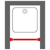 Sealskin Asta Telescopica per Tenda da Doccia 80-130 cm Cromata