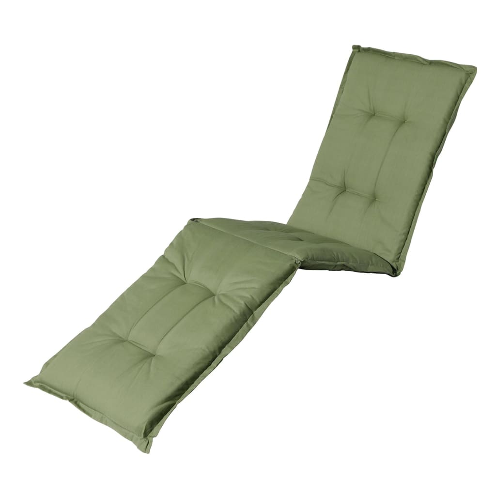 Madison Cuscino per Lettino Prendisole Basic 200x60 cm Verde