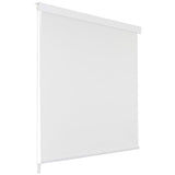 Tenda a Rullo per Doccia 80x240 cm Bianco