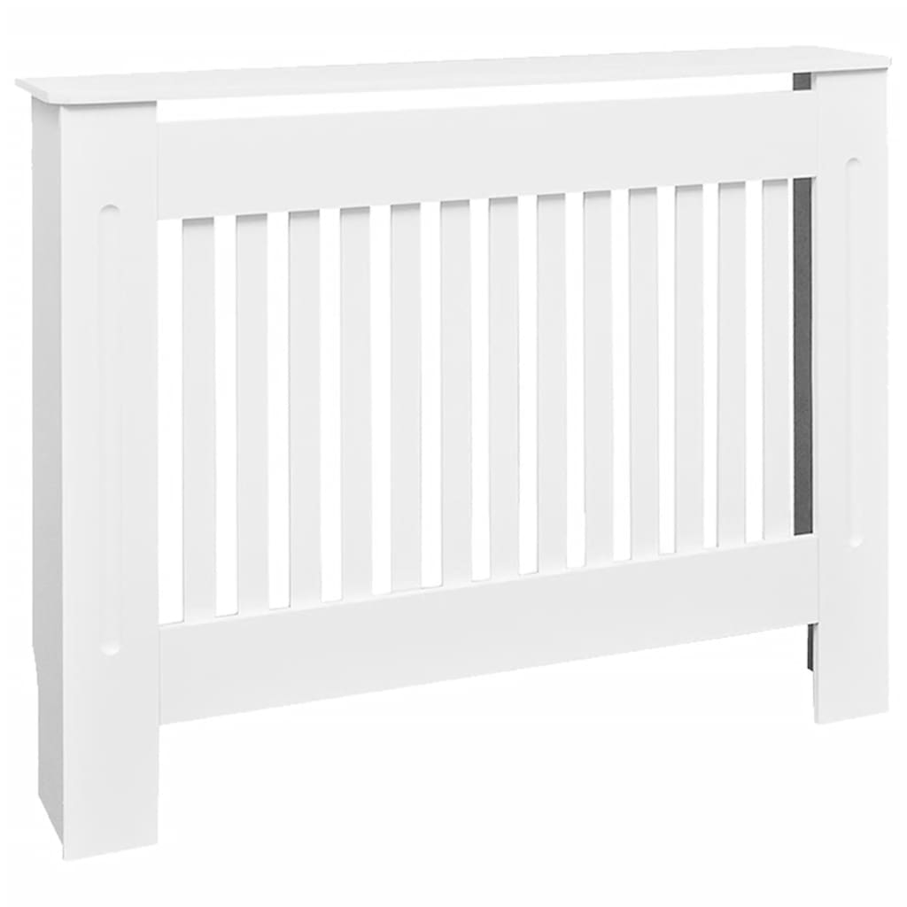 Armadietto Copritermosifone in MDF Bianco 112 cm