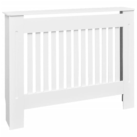 Armadietto Copritermosifone in MDF Bianco 112 cm