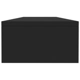 Supporto per Monitor Nero 100x24x13 cm in Legno Multistrato