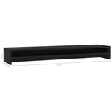 Supporto per Monitor Nero 100x24x13 cm in Legno Multistrato