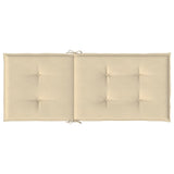 vidaXL Cuscini per Sedie 2 pz Beige 120x50x3 cm in Tessuto