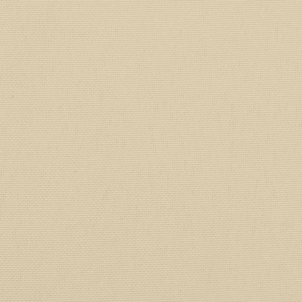 vidaXL Cuscini per Sedie 2 pz Beige 120x50x3 cm in Tessuto