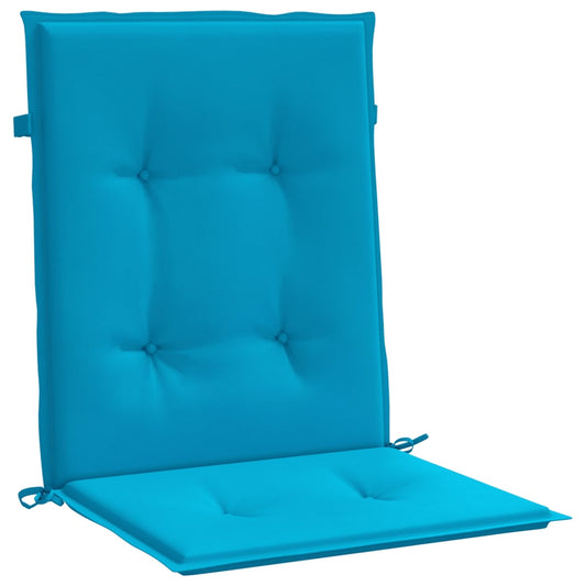 vidaXL Cuscini per Sedia 2 pz Blu 100x50x3 cm in Tessuto Oxford