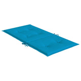 vidaXL Cuscini per Sedia 2 pz Blu 100x50x3 cm in Tessuto Oxford