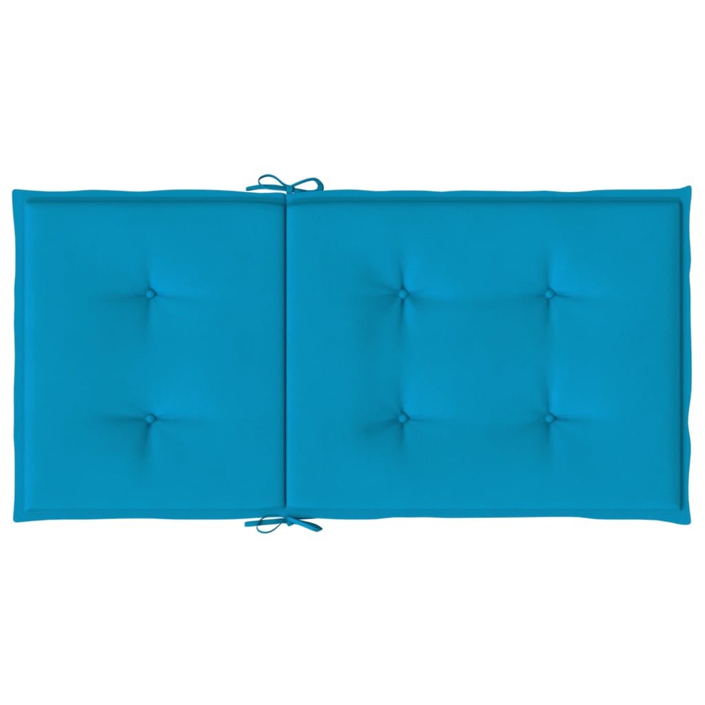 vidaXL Cuscini per Sedia 2 pz Blu 100x50x3 cm in Tessuto Oxford