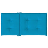 vidaXL Cuscini per Sedia 2 pz Blu 100x50x3 cm in Tessuto Oxford