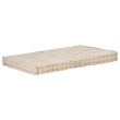 vidaXL Cuscino per Pallet e Pavimento in Cotone 120x80x10 cm Beige