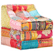 vidaXL Pouf Modulare in Tessuto Patchwork