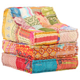 vidaXL Pouf Modulare in Tessuto Patchwork