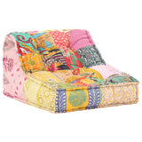 vidaXL Pouf Modulare in Tessuto Patchwork