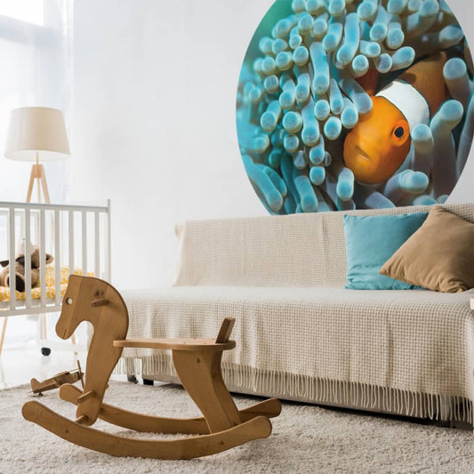 WallArt Carta da Parati Circolare Nemo the Anemonefish 190 cm