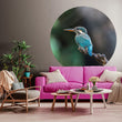 WallArt Cerchio Carta da Parati The Kingfisher 190 cm