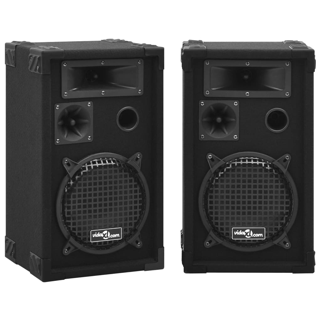 Altoparlanti da Palco Hifi Professionali Passivi 2 pz 800W Neri