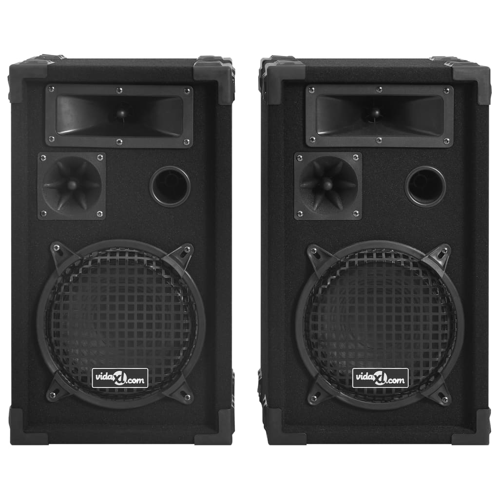 Altoparlanti da Palco Hifi Professionali Passivi 2 pz 800W Neri