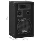 Altoparlanti da Palco Hifi Professionali Passivi 2 pz 800W Neri