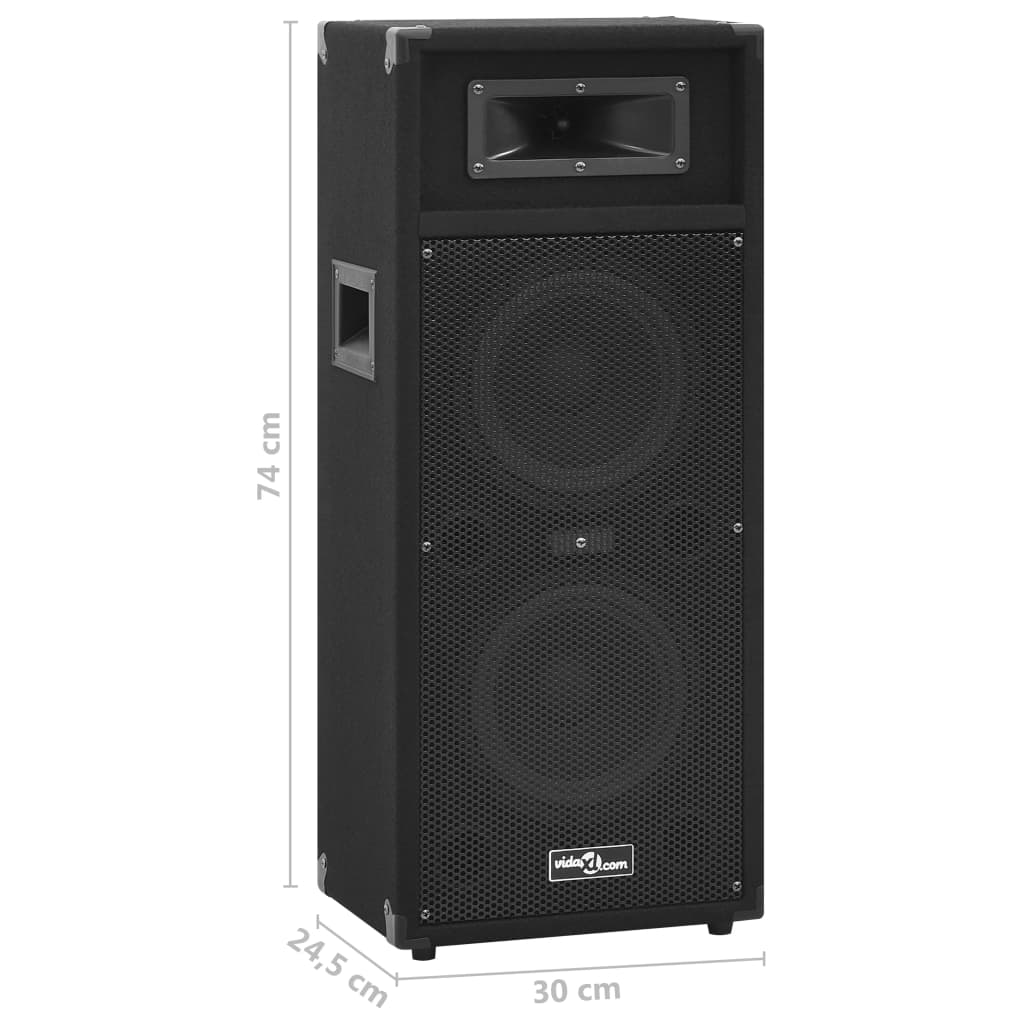 Altoparlanti Professionali Passivi da Palco Hi-Fi 2 pz 1000 W