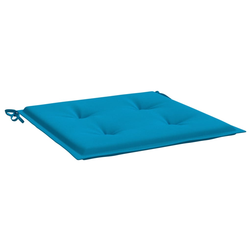 vidaXL Cuscini per Sedia 4 pz Blu 50x50x3 cm in Tessuto Oxford