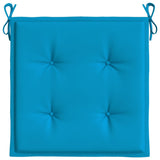 vidaXL Cuscini per Sedia 4 pz Blu 50x50x3 cm in Tessuto Oxford