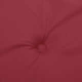 vidaXL Cuscino per Panca Rosso Vino 100x50x3 cm in Tessuto Oxford