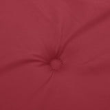 vidaXL Cuscino per Panca Rosso Vino 180x50x3 cm in Tessuto Oxford