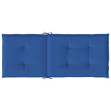 vidaXL Cuscini per Sedie 6 pz Blu Reale 120x50x3 cm in Tessuto