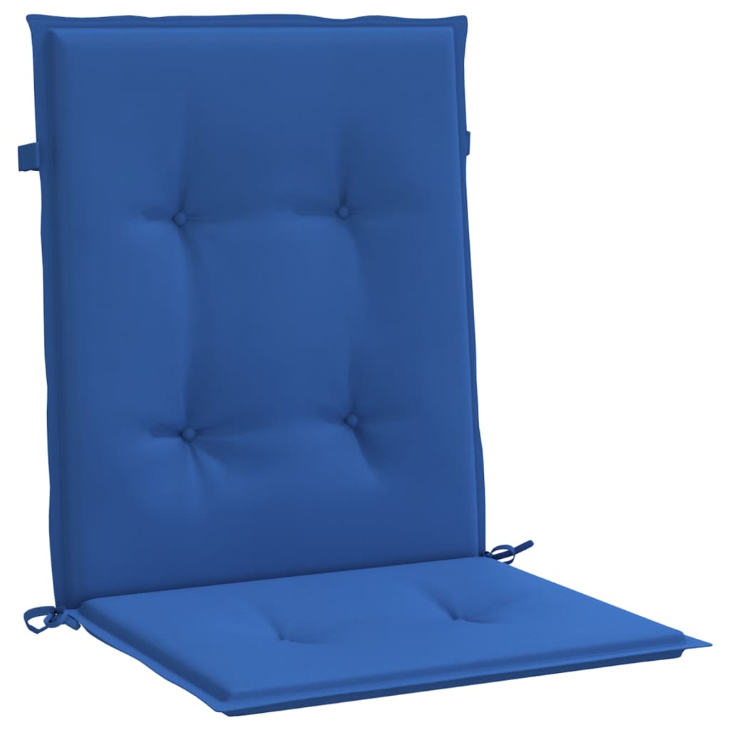 vidaXL Cuscini per Sedia 4 pz Blu Reale 100x50x3 cm in Tessuto Oxford