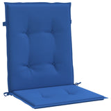 vidaXL Cuscini per Sedia 4 pz Blu Reale 100x50x3 cm in Tessuto Oxford