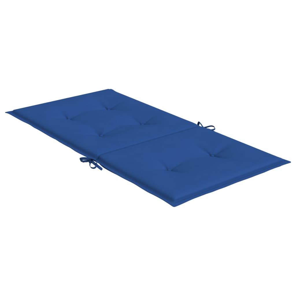 vidaXL Cuscini per Sedia 4 pz Blu Reale 100x50x3 cm in Tessuto Oxford