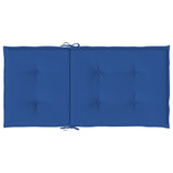 vidaXL Cuscini per Sedia 4 pz Blu Reale 100x50x3 cm in Tessuto Oxford