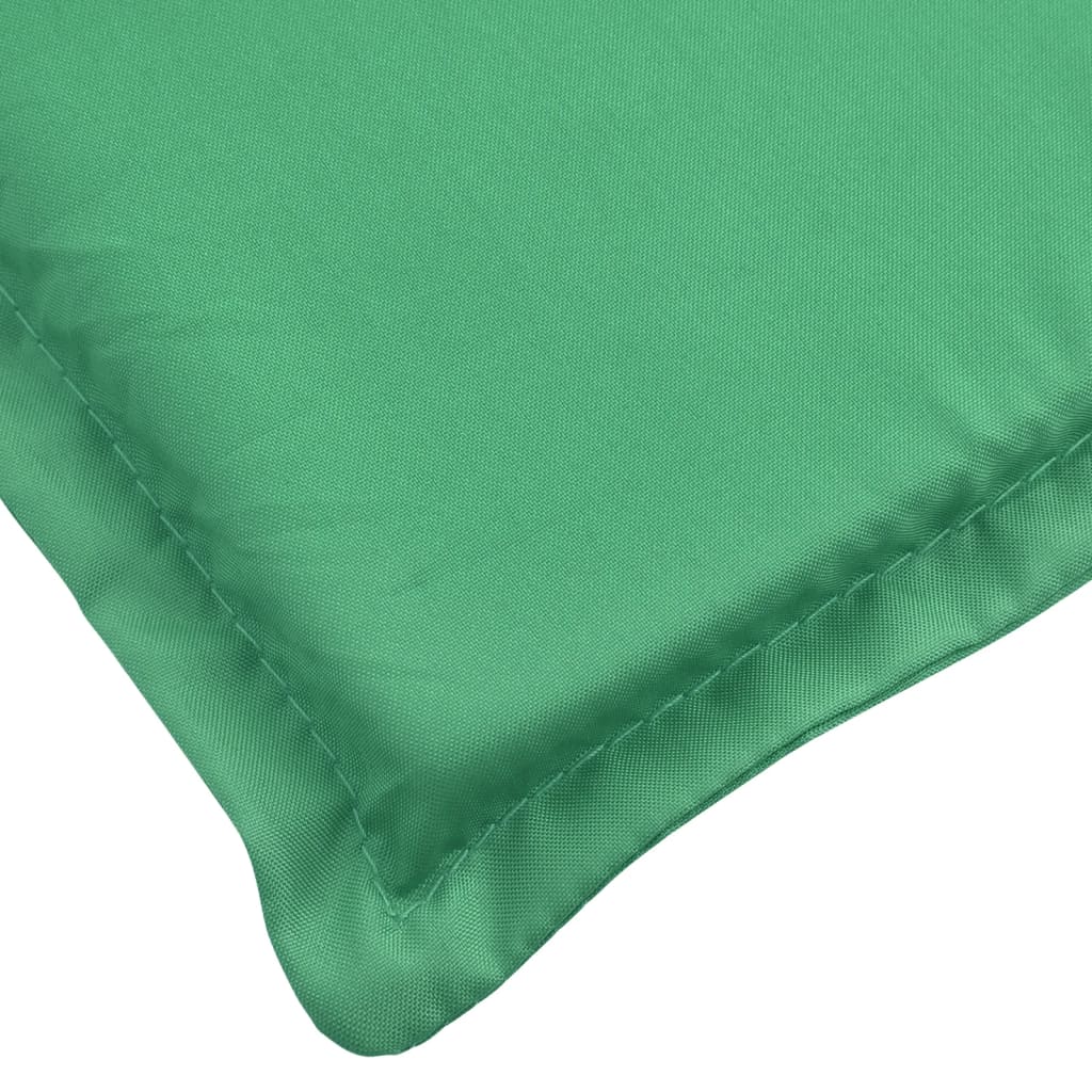 vidaXL Cuscino per Sdraio Verde (75+105)x50x3 cm