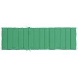 vidaXL Cuscino per Lettino Verde 200x50x3 cm in Tessuto Oxford