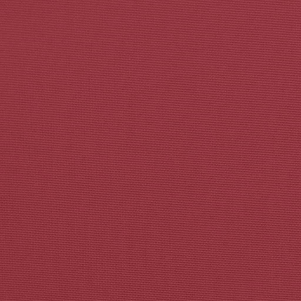 vidaXL Cuscino per Lettino Rosso Vino 200x50x3 cm in Tessuto Oxford