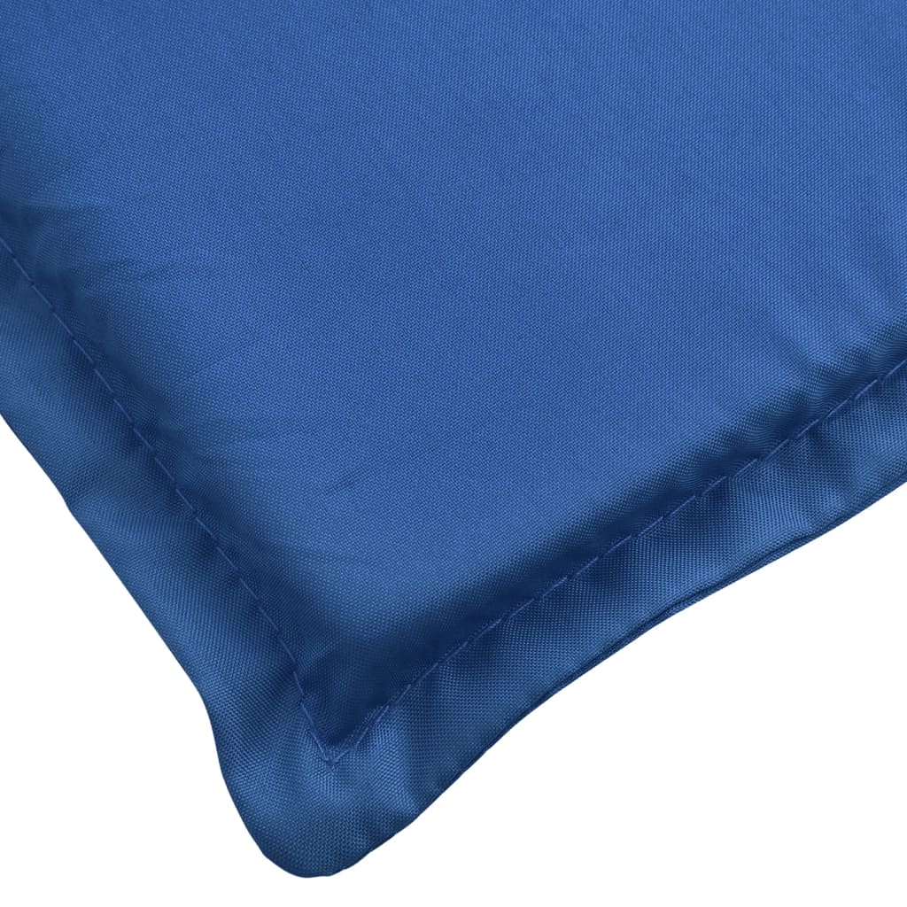 vidaXL Cuscino per Lettino Blu Reale 200x60x3 cm in Tessuto Oxford