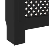 Copertura per Radiatore Nera in MDF 78 cm