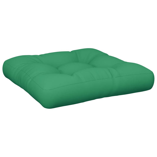 vidaXL Cuscino per Pallet Verde 60x60x12 cm in Tessuto