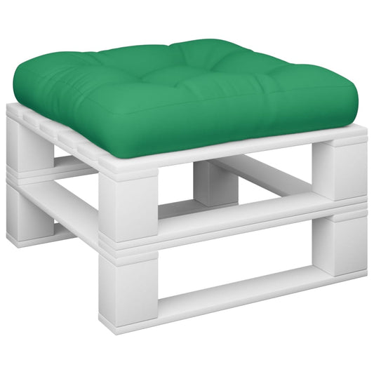 vidaXL Cuscino per Pallet Verde 60x60x12 cm in Tessuto