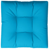 vidaXL Cuscino per Pallet Blu 80x80x12 cm in Tessuto