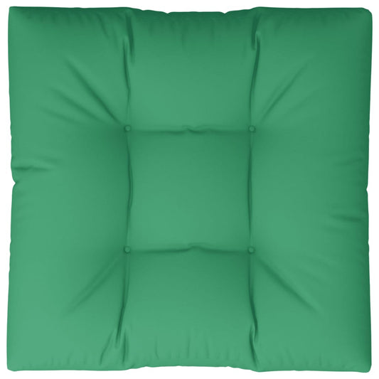 vidaXL Cuscino per Pallet Verde 80x80x12 cm in Tessuto