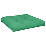 vidaXL Cuscino per Pallet Verde 80x80x12 cm in Tessuto