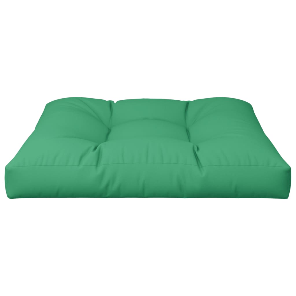 vidaXL Cuscino per Pallet Verde 80x80x12 cm in Tessuto